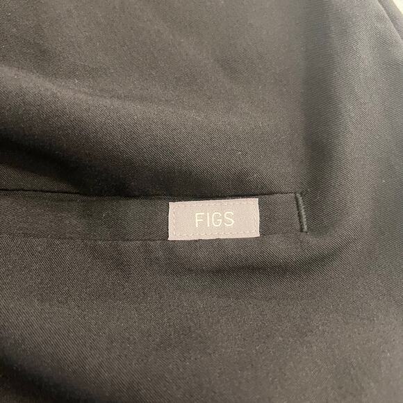 NWOT Figs Casma Three-Pocket Scrub Top Black Size XL - Picture 3 of 5